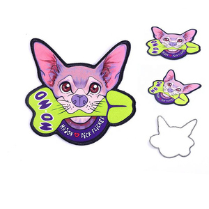 แพทช์เย็บปักถักร้อยจำนวนมากที่มีความแม่นยำสูงผลิตด้วยวัสดุพลาสติก3D และความเฉลียวฉลาดทางศิลปะ - Product Image 1