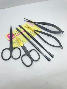 Logo privé noir Plasma professionnel outils de soin des ongles poussoir à ongles ciseaux à ressort et petit ciseaux à ongles manucure pédicure outil - Product Image 4