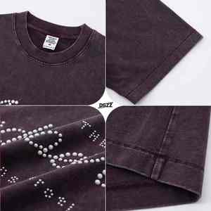 T-shirt noir personnalisé imprimé Connecticut Heavyweight Predictable Design pour homme - Product Image 3