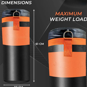 Construction robuste pour sac de frappe d'entraînement quotidien Sac de frappe d'exercice de kickboxing professionnel - Product Image 2