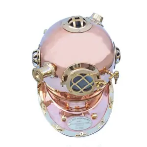 Divers Vintage casque de plongée en métal artisanat collection Marine cadeau décor casque de plongée nautique vintage laiton Antique Designer - Product Image 6