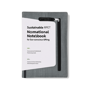 Quaderno Promozionale Sostenibile in RPET per Regali Eco-consapevoli - Product Image 2