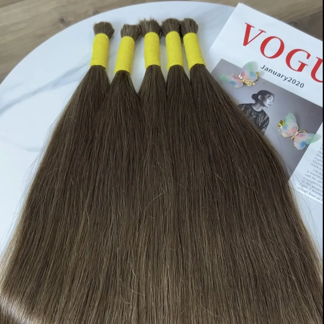 Meilleure vente produit coloré droit en vrac 100% extensions de cheveux vietnamiens crus sans perte sans enchevêtrement prix de gros