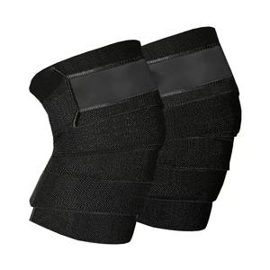 Genouillères de fitness unisexes grande taille, souples et respirantes pour l'entraînement en salle de sport, élastiques, antidérapantes et réglables - Product Image 3