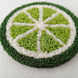 Dessous de verre faits à la main-Dessous de verre classiques avec support en polyester (4x4 pouces) pour l'église et les cadeaux religieux - Product Image 1