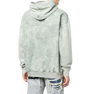 Sweat à capuche en coton mélangé respirant et anti-boulochage pour hommes Meilleur design OEM pour hommes - Product Image 4