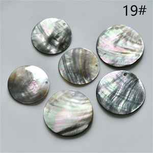 Wholesale Multiple Sizes Natural White Round Mother of Pearl Cross Polished Sea Shell Beads <b>Stone</b> for Home Decoration - Product Image 2