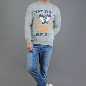 Bas quantité minimale de commande Quick Dry Basics Sweatshirts Pour Hommes Personnalisé Votre Propre Conception Pull Hommes Sweatshirts - Product Image 6