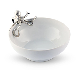 Handmade Kitchenware Stainless Steel Metal <b>Large</b> Round Serving <b>Bowl</b> With Hammered Design Silver for <b>Salad</b> Mixing <b>Bowl</b> - Product Image 3