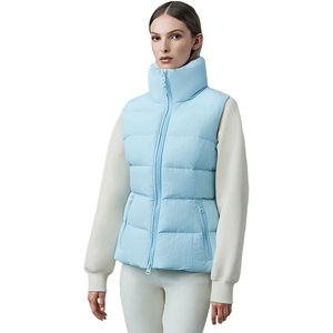 Chaleco Acolchado Personalizado, Ropa de Abrigo de Invierno, Chaqueta Acolchada con Capucha, Chalecos Acolchados de Marca Polo Ecuestre para Mujer - Product Image 2