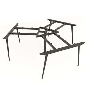 HCCO023 Assembly Required Steel <b>Table</b> Base Set of 3 236x205cm Cone System for Rotary <b>Table</b> - Product Image 1