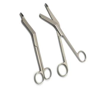 High Quality Stainless Steel Manual Bandage <b>Scissors</b> 18cm Plaster Surgical Instruments CE Certified 5 Year Warranty Hospital Use - Product Image 4