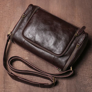 2025 Fashion Genuine <b>Leather</b> <b>Crossbody</b> <b>Bag</b> Business Casual Style Shoulder Messenger Gift - Product Image 4
