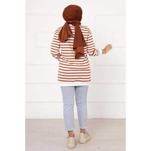 Sweat à capuche et sweat-shirt rayé pour femme Design de carreaux confortable et élégant - Product Image 5