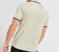 Chemise de golf formelle pour homme, en tricot compressé, anti-plis, unie, élégante, de haute qualité, écologique, personnalisable, vente en gros