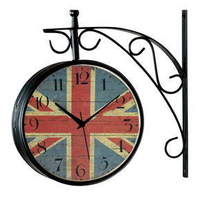 Reloj de pared de Metal antiguo y elegante de 12 pulgadas, artesanía de alta calidad, decoración lujosa para el hogar, dormitorio, sala de estar, decoración de aula - Product Image 1
