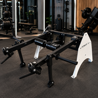 Machine multifonctionnelle PowerX Commercial Plate Loaded Multi-Flex pour l'entraînement musculaire