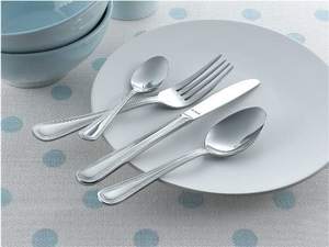 Royal Stainless Steel Cutlery Set Aluminum Plain Flat Handle <b>Mirror</b> Polish Flatware Set Kitchen Home Use-Metal <b>Plastic</b> Handle - Product Image 5