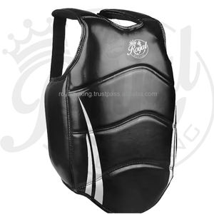 Garde de poitrine de boxe en cuir véritable de qualité supérieure nouveauté coup de pied boxe combat entraînement protecteur de corps gardes de poitrine pour hommes - Product Image 1