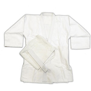 100% coton décontracté léger Judo uniforme couleur unie séchage rapide Hip Hop surdimensionné Arts martiaux équipement respirant - Product Image 3