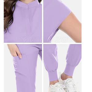 Uniforme médical pour femmes, infirmières, vêtements de travail, tissu en coton et polyester de haute qualité pour l'hôpital, la clinique, les soins de santé - Product Image 6