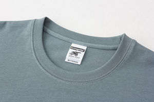 Camiseta de hombre en blanco de algodón 100% de peso pesado Camiseta de gran tamaño Camiseta con logotipo personalizado 17 colores 180GSM Camisa gruesa suelta - Product Image 5