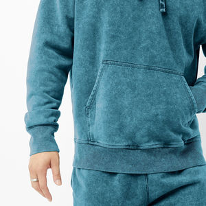 Vente en gros coton épais French Terry surdimensionné hommes sweats à capuche Stone Vintage Washed Hoodie Tie Dye 3d Print Acid Wash Hoodie - Product Image 3