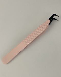 Pince à cils incurvée personnalisée Volume de pointe en fibre inoxydable de marque privée pince à cils faux sourcils à vendre - Product Image 4