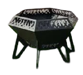 หลุมไฟโลหะสารพัดประโยชน์สำหรับงานออกแบบเตาไฟใช้ในงานช่างทำจากเตาย่างทำอาหารร้อนสำหรับลานบ้าน - Product Image 6