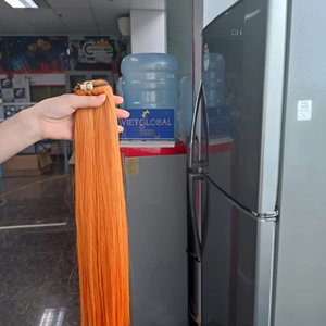 Top 1 soyeux vague droite brillant doux naturel vierge vietnamien génie Machine Double trame Extensions de cheveux 550 couleur - Product Image 1