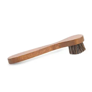 Melenlt แปรงทำความสะอาดหนังขนม้าที่มีด้ามยาวสำหรับขัดรองเท้าและดูแล - Product Image 2