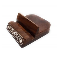 Support mobile design poisson pour la maison et le bureau support de téléphone portable en bois de meilleure qualité pour le salon et la chambre à coucher