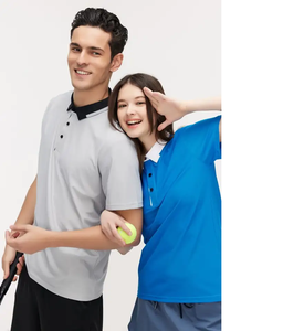 Vente en gros de T-shirts de golf personnalisés pour femmes et hommes, 100% coton, couleur unie, tricotés, style streetwear, avec logo, séchage rapide, technique sombre - Product Image 4