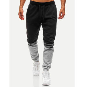 Haute qualité hommes Slim Fit Joggers taille élastique coton Polyester survêtement pantalon brodé Design nouveauté Gym décontracté - Product Image 1
