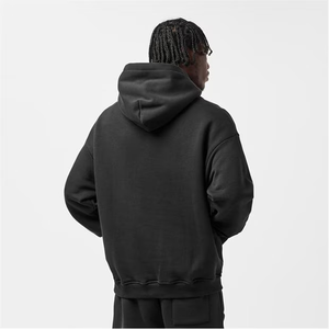 เสื้อมีฮู้ดแบบสวมหัวรุ่นเฮฟวี่เวทสำหรับอากาศหนาวมีฮู้ดใส่สบายสำหรับผู้ชายแนวสตรีททันสมัยมีกระเป๋าแบบจิงโจ้ - Product Image 5