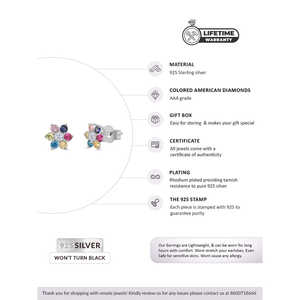 ต่างหูเม็ดกลมแบบป๊อปสีทันสมัยสำหรับผู้หญิงดีไซน์เพชรและผีเสื้อมุกสำหรับงานปาร์ตี้และของขวัญ - Product Image 5