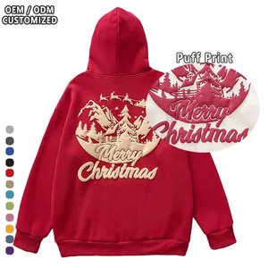 High Quality Custom All Over Print <b>Hoodie</b> Puff Printing Cotton <b>Hoodie</b> Pullover Heavyweight Fleece <b>Hoodie</b> <b>For</b> Men - Product Image 2