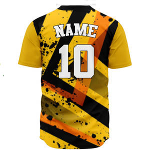 Maillot de baseball personnalisé, design gratuit, sublimation, séchage rapide, respirant, maillots de baseball pour hommes, broderie, maillot de baseball - Product Image 6