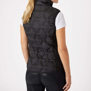 Gilet matelassé pour femme bodywarmer rembourré avec fermeture éclair frontale Gilet matelassé pour femme d'hiver isolé sans manches vêtements d'extérieur - Product Image 3
