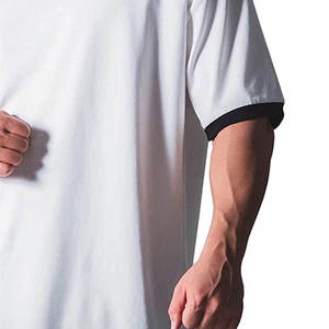 Fabricación de calidad superior Camiseta Hombro caído Nuevo estilo Camiseta de gran tamaño Nuevo diseño Camiseta de gran tamaño - Product Image 5