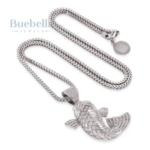 Collar de elefante Iced Out Hip Hop colgante para hombres símbolo de sabiduría y fuerza joyería ostentosa de lujo - Product Image 6