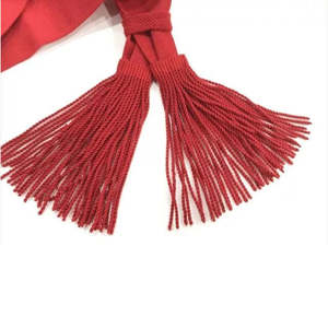 Cinturón de Lazo con Detalle de Borlas, Hecho a Medida, el Más Vendido, en Oferta, para Eventos Formales, Uniformes Ceremoniales y Ocasiones Navideñas - Product Image 2