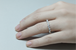 Anillo de Diamantes Múltiples para Mujer, Diamantes Cultivados en Laboratorio - Product Image 4