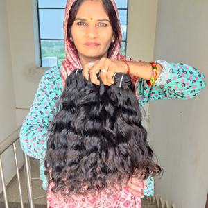 Vente en gros de cheveux bruts 100% cheveux humains vierges naturels vietnamiens Remy à bas prix cuticule alignée cheveux noirs ondulés ondulés - Product Image 4