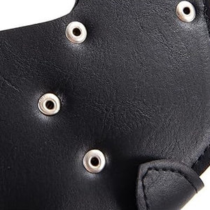 Porte-épée en cuir Look vintage pour Costumes de chevalier Fourreau marron noir pour Anime Cosplay et entraînement à l'épée en plein air - Product Image 3