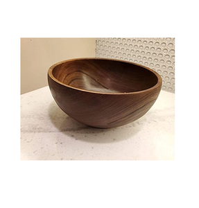 Bol à salade jetable en bois naturel écologique en gros pour la maison et les restaurants - Product Image 2