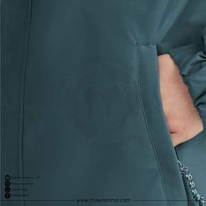 เสื้อแจ็คเก็ตซอฟต์เชลล์แบบสั่งทำพิเศษ ไซส์พลัส สำหรับทุกเพศ  สำหรับฤดูหนาว สไตล์เทคแวร์  ปักลายหัวใจ  แบบต่อผ้า  กันน้ำ กันลม ระบายอากาศได้ดี ด้านหน้า - Product Image 5