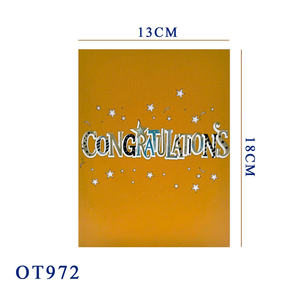 Carte pop-up 3D tendance, impression offset, papier fait main, design personnalisé, Vietcraft, carte en papier artisanal - Product Image 5