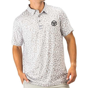 Venta al por mayor de camisetas de polo con logotipo personalizado para hombre, Camiseta con estampado informal, camiseta de manga corta, diseño de tela de rizo sólida para golf - Product Image 6