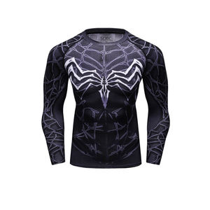 Manches longues noir Rashguard meilleur Design Sublimation Rashguard imprimé Gear & MMA Gear pour les arts martiaux - Product Image 2